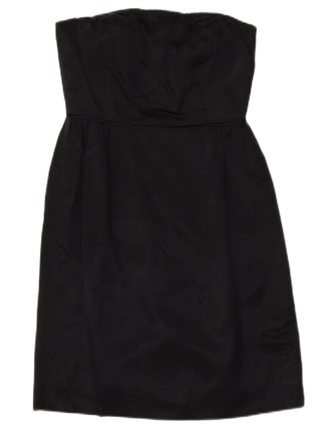 J. CREW Mini robe bustier pour femme US 2 XS en soie noire