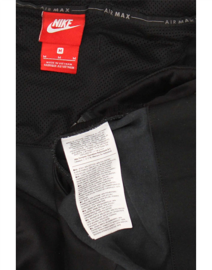 Nike Veste de survêtement à capuche graphique pour homme en coton noir moyen