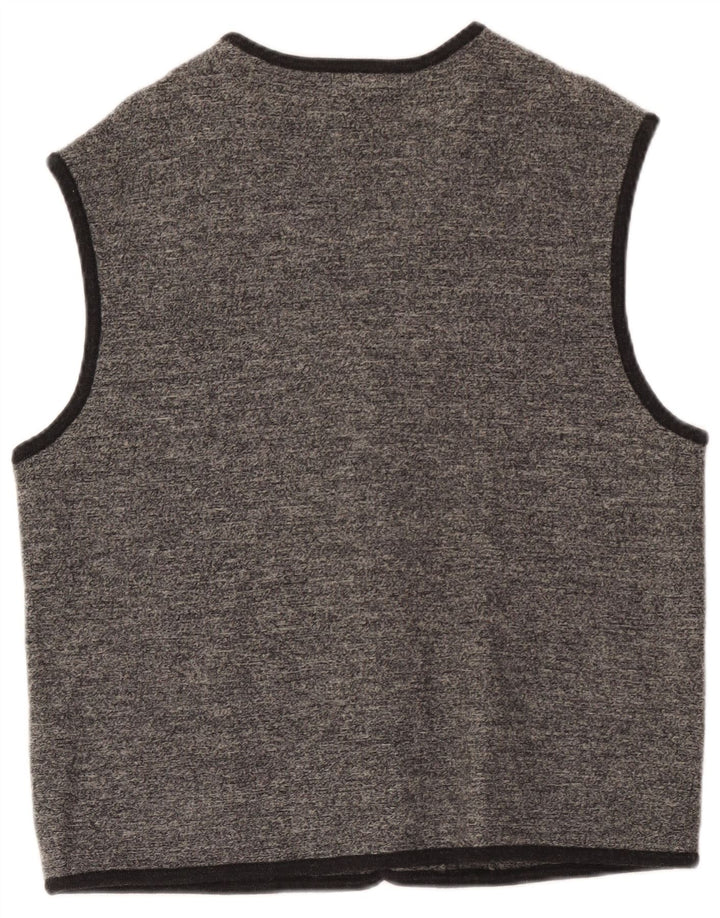 Geiger Cardigan sans manches pour homme IT 52 Large Gris