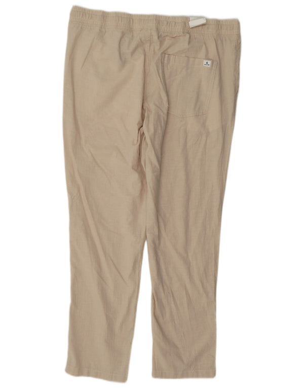 Jack & Jones Pantalon Chino Carotte Homme XL W38 L30 Coton Beige