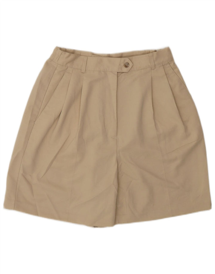 IZOD Short chino chevillé pour femme US 6 Medium W28 Beige Polyester