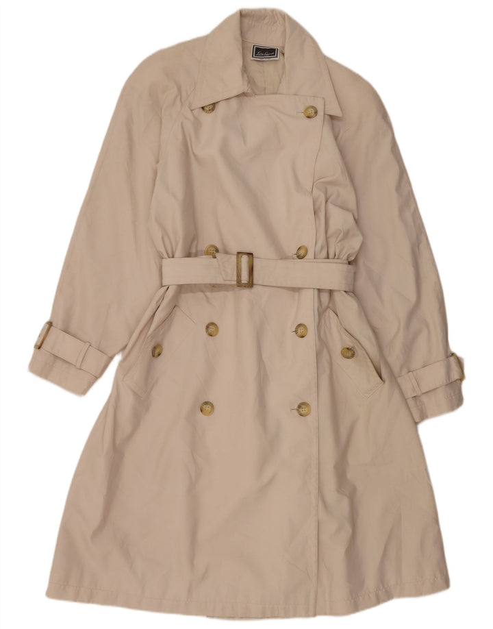 Luisa Spagnoli Trench Femme UK 10 Petit Beige Polyester