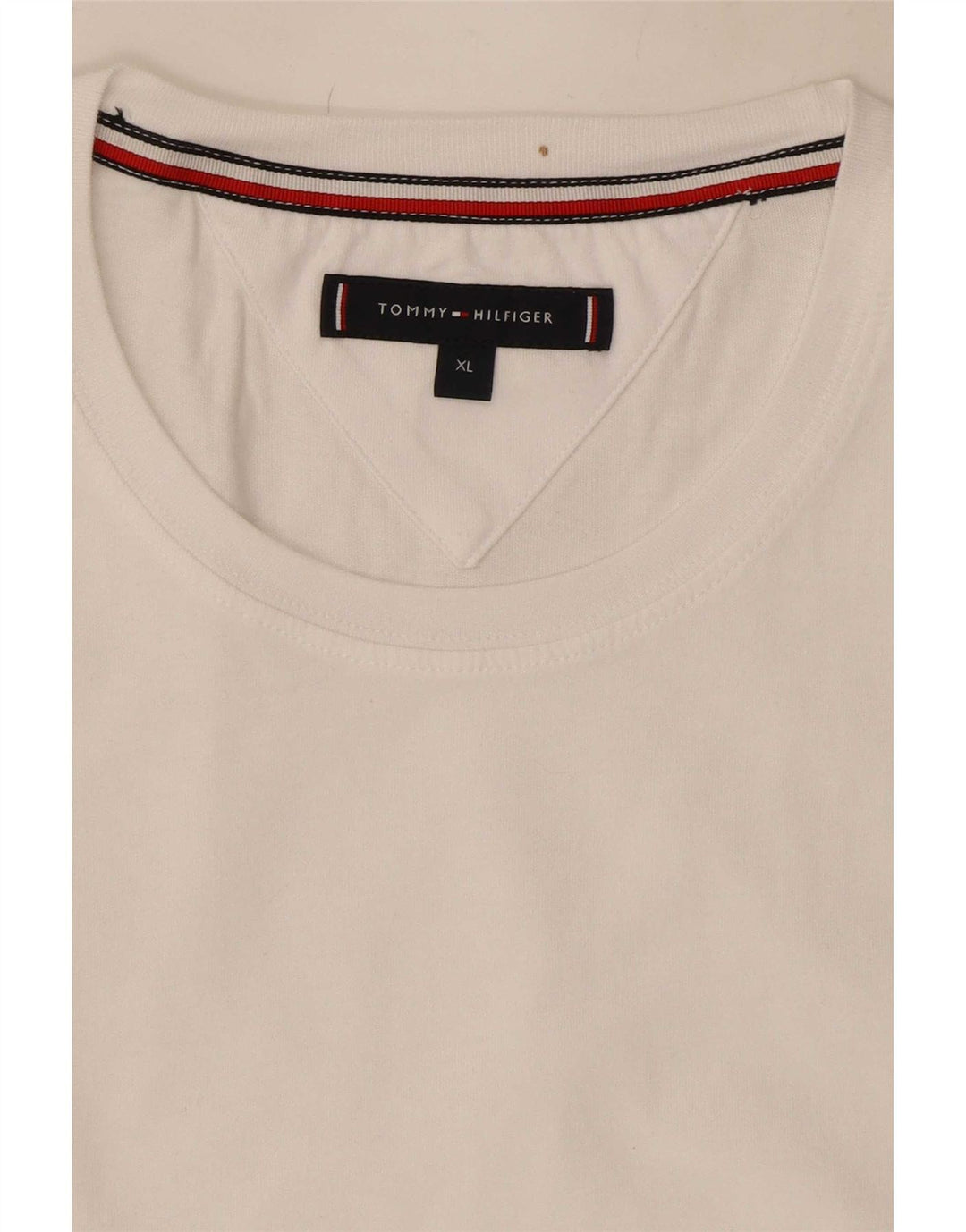 Tommy Hilfiger T-Shirt Homme Haut XL Blanc
