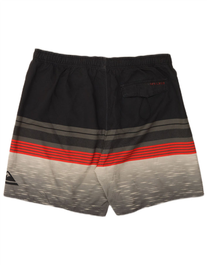 Quiksilver Short de Bain Homme 2XL Noir Colorblock Polyester
