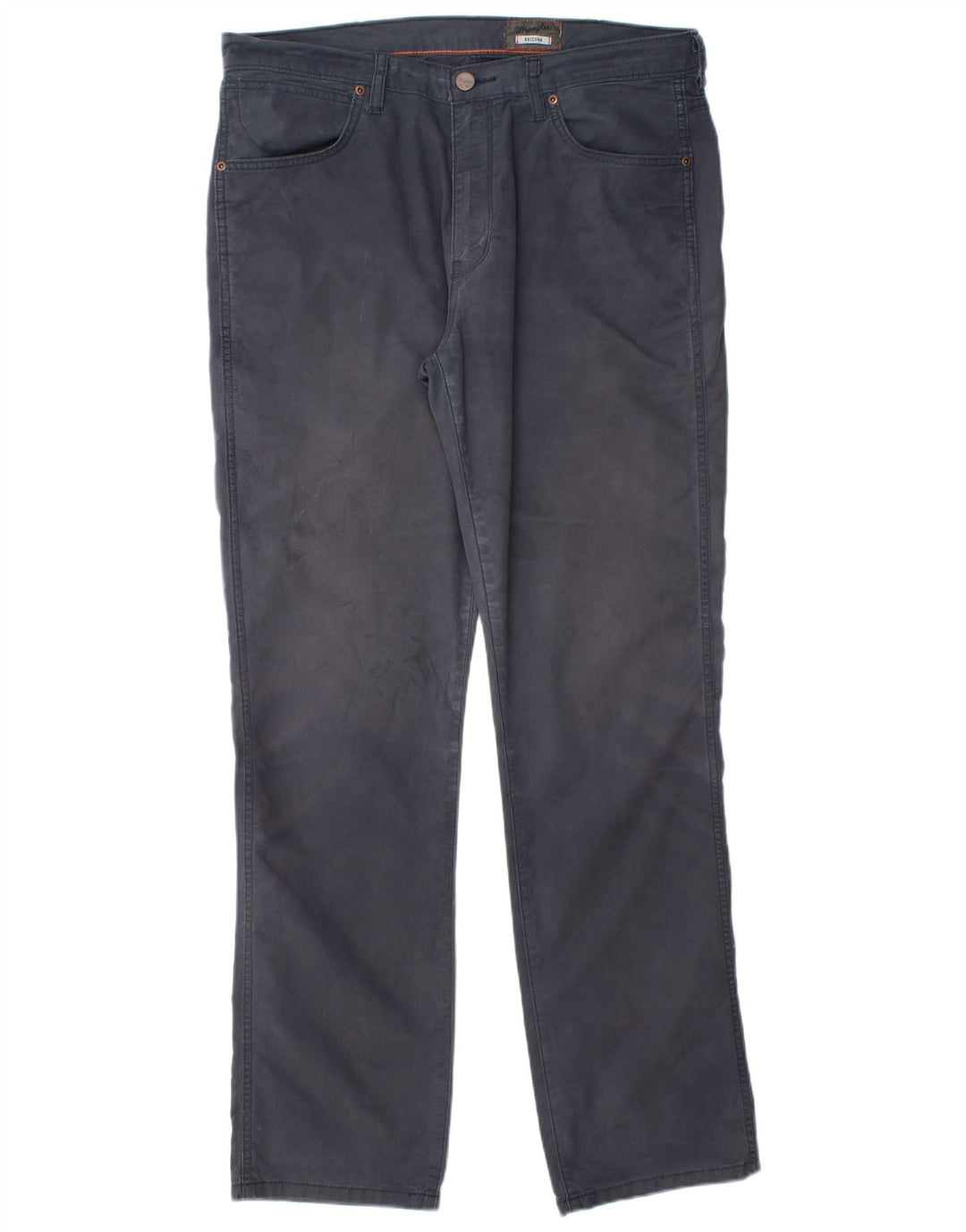 WRANGLER Pantalon décontracté droit extensible Arizona pour homme W36 L34 Bleu marine
