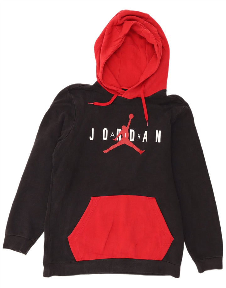 Jordan Pull à capuche graphique pour homme en coton color block Noir Taille L