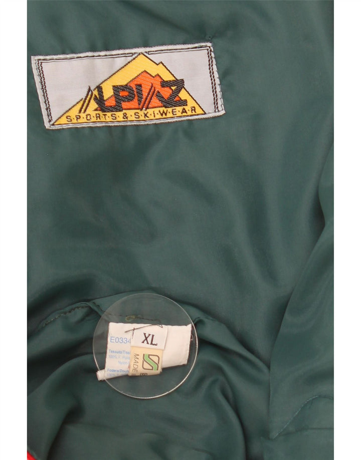 veste de ski homme vintage UK 42 XL Polyester rouge