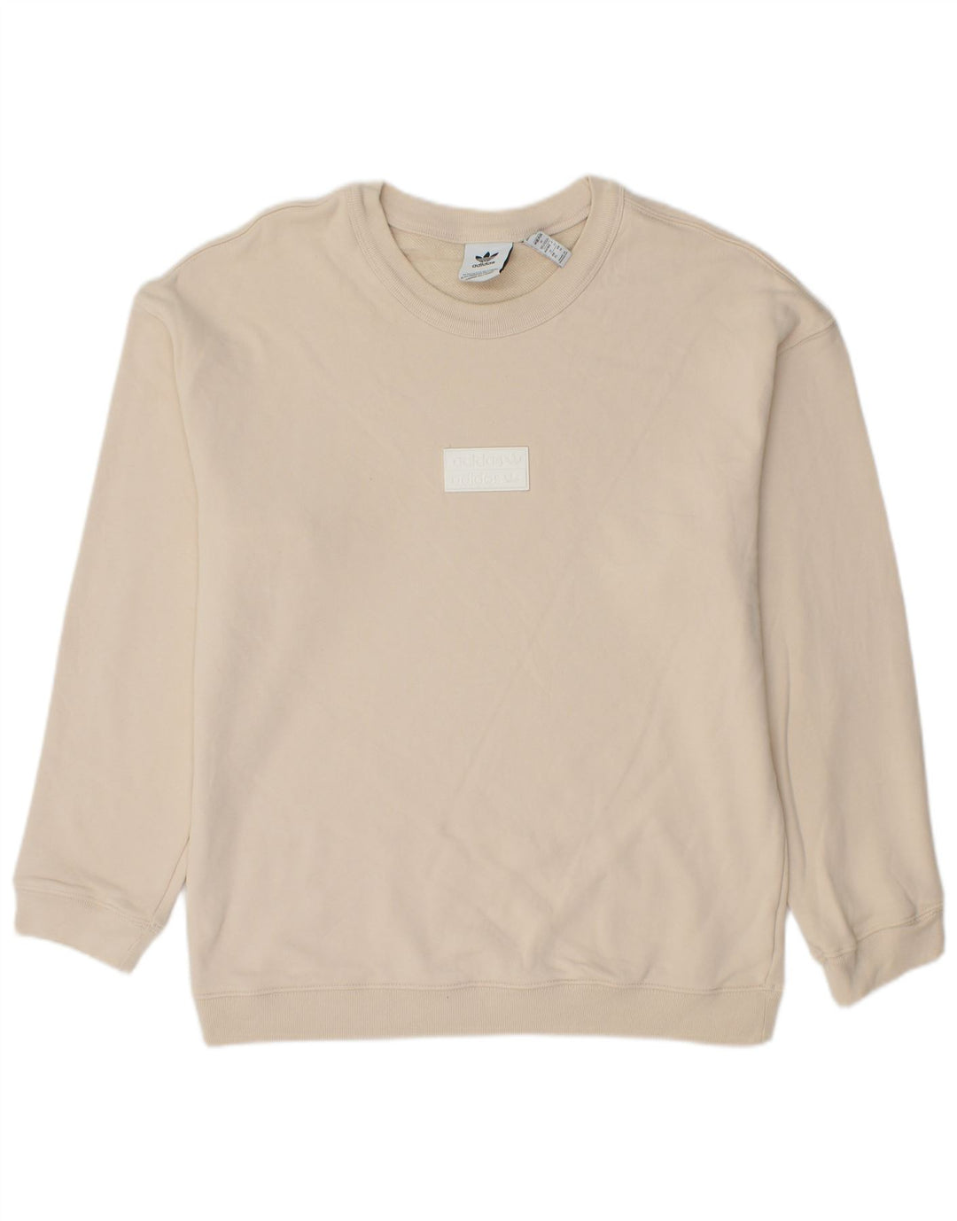 ADIDAS Sweat-shirt pour homme en coton blanc moyen