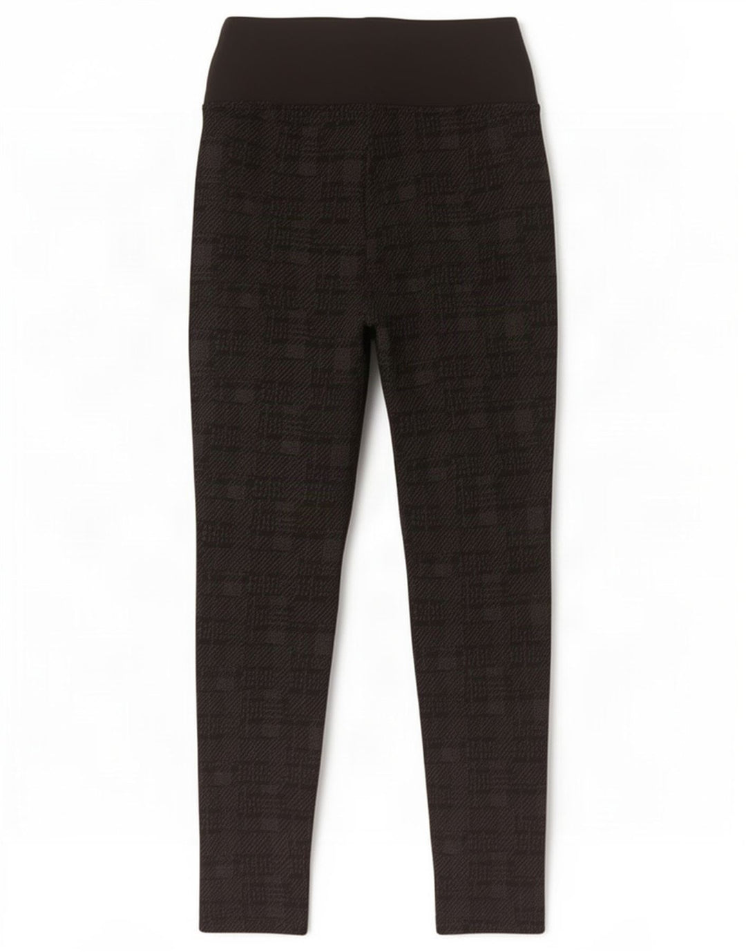 Marks & Spencer Leggings Femme UK 10 Petit Viscose Géométrique Noir