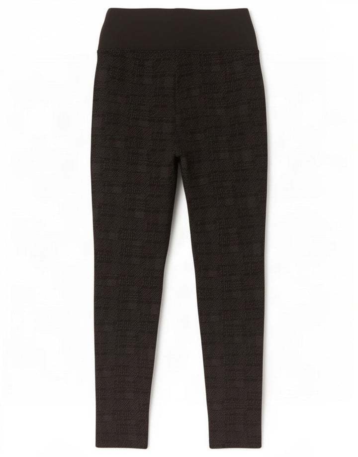 Marks & Spencer Leggings Femme UK 10 Petit Viscose Géométrique Noir