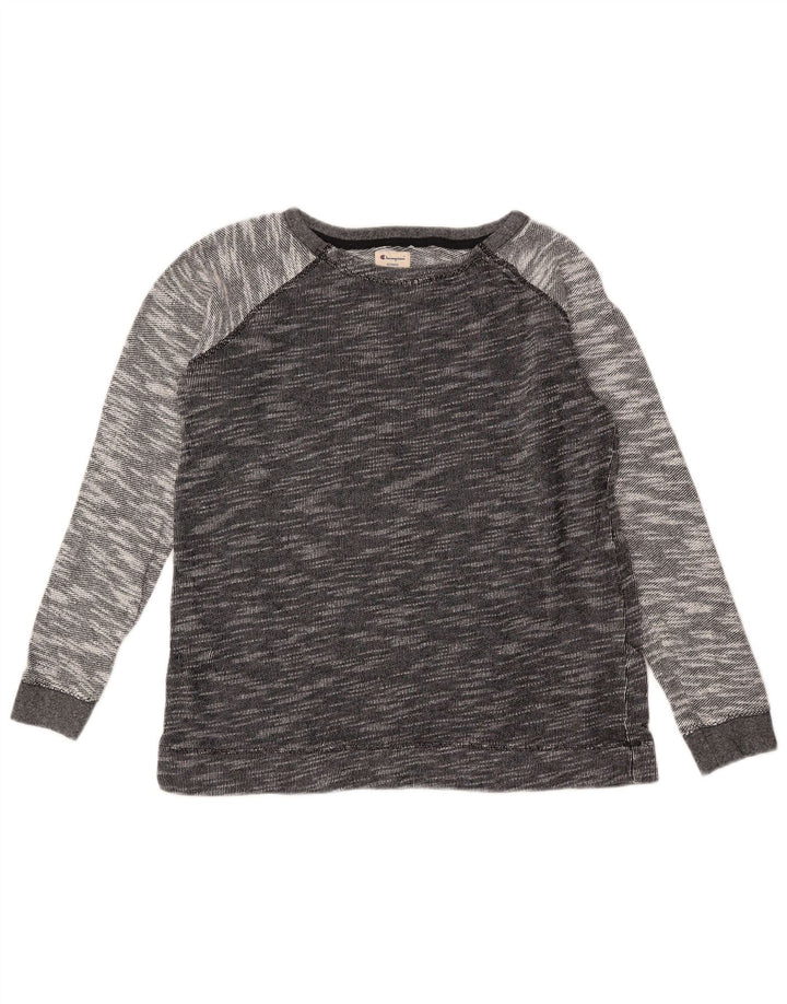Champion Sweat-shirt pour femme UK 44 Gris moyen chiné en coton