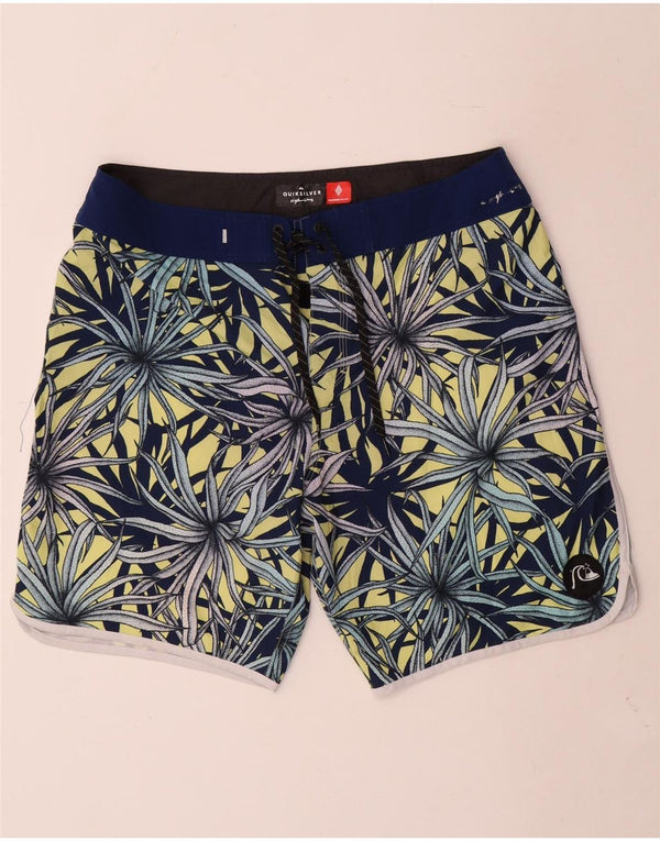 Quiksilver Short de Bain Homme Grand Bleu Floral Polyester