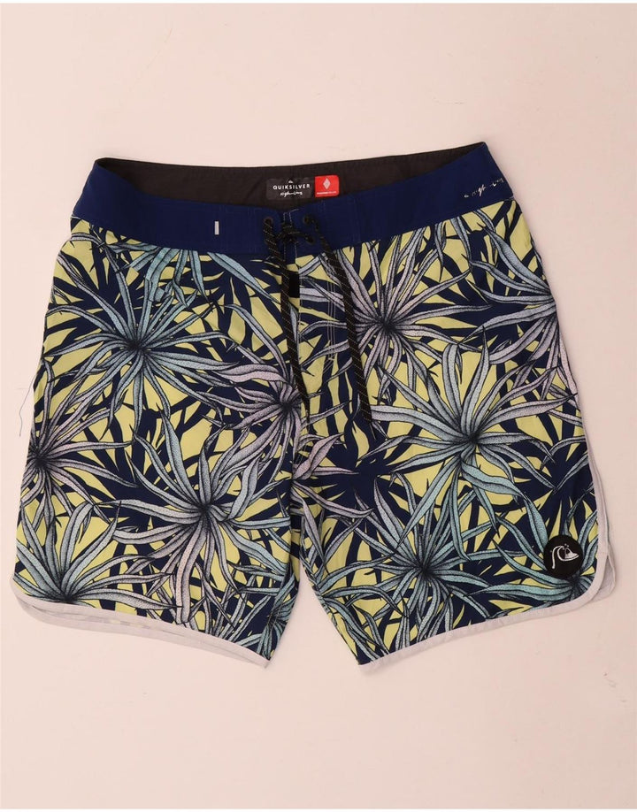Quiksilver Short de Bain Homme Grand Bleu Floral Polyester