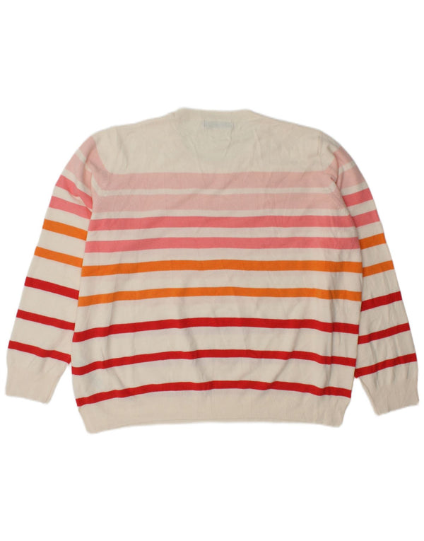 Marks & Spencer Pull ras du cou pour femme UK 22 3XL Multicolore