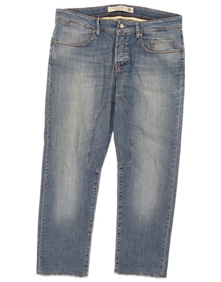 SIVIGLIA Jean Droit Homme W36 L27 Bleu