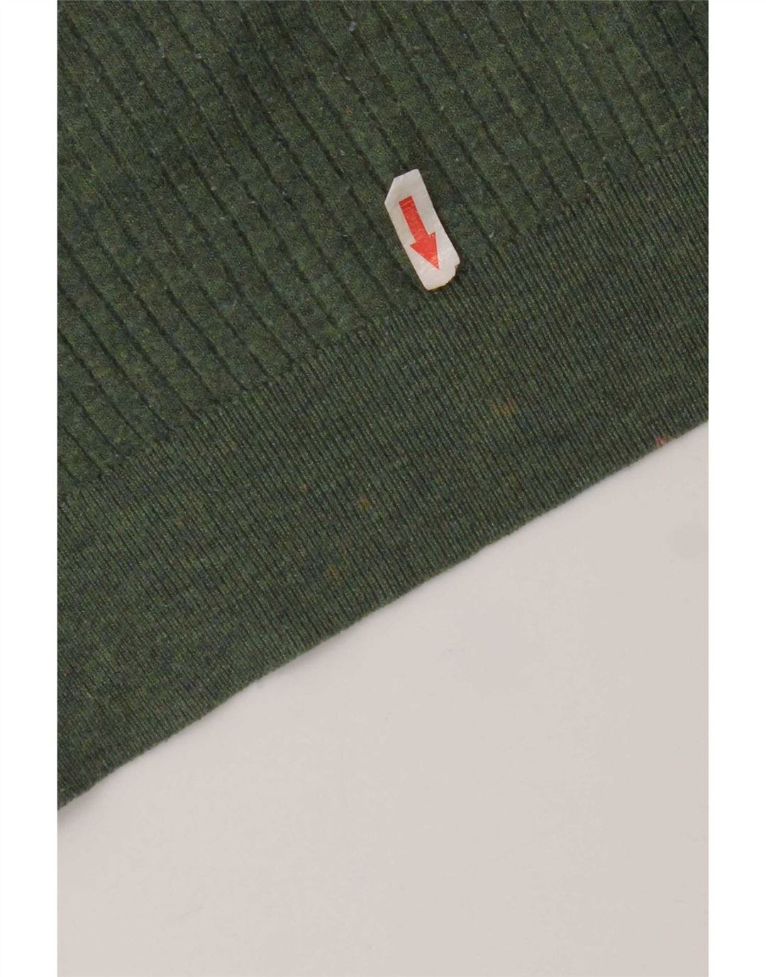 Marks & Spencer Pull à col zippé pour femme UK 14 Polyester vert moyen