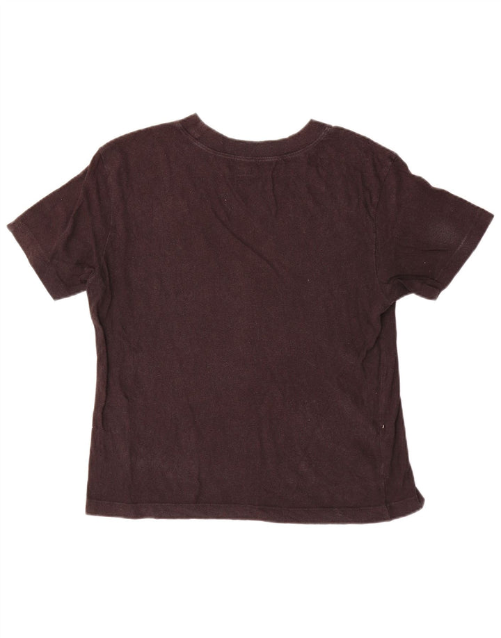 Vans T-shirt graphique pour femme UK 14 Noir moyen