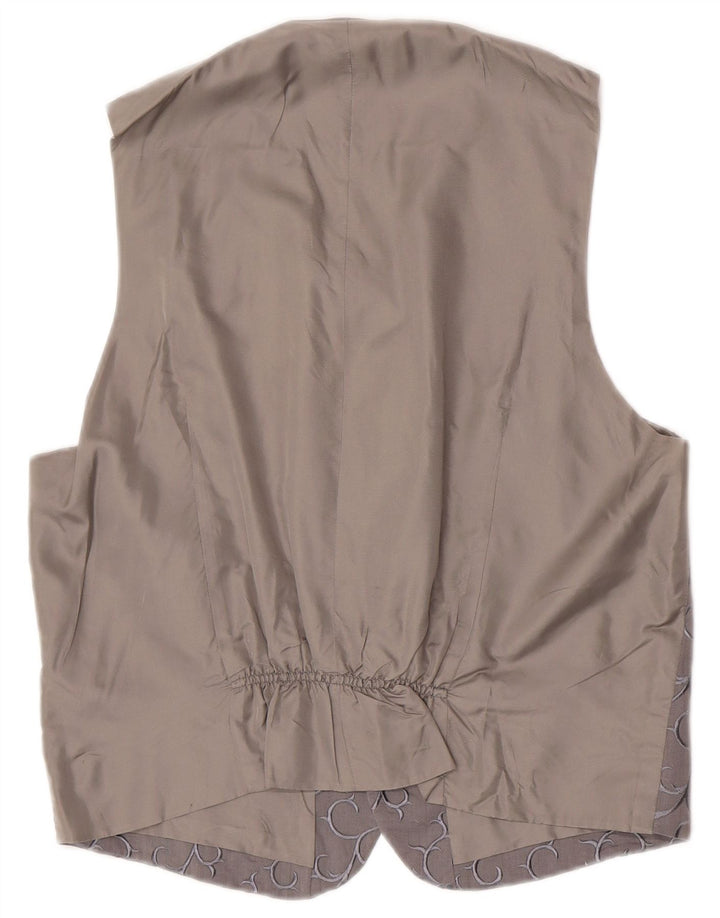 Gilet homme vintage gris moyen Paisley