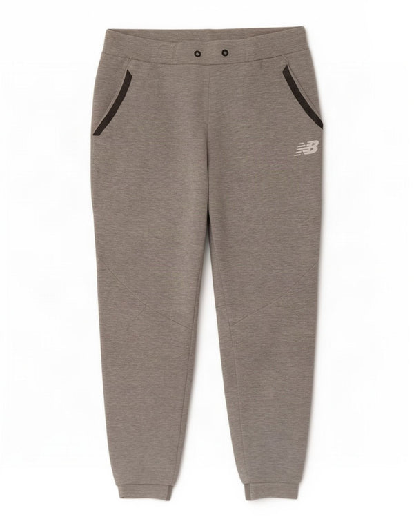 New Balance Pantalon de survêtement pour homme en coton gris petit