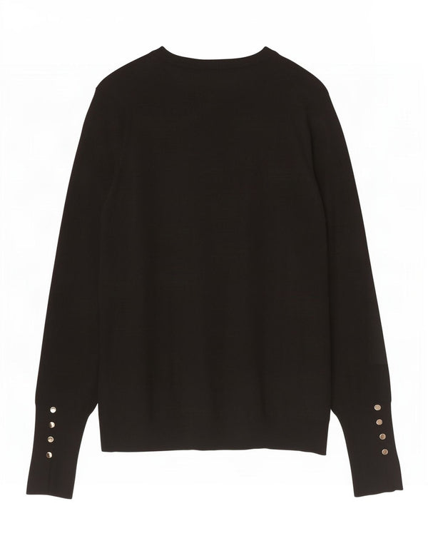 Zara Pull col bateau pour femme UK 14 Large Noir