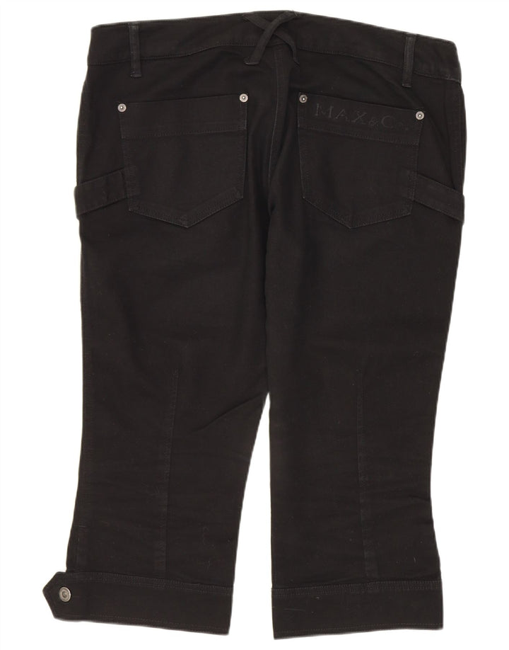 Max & Co. Bermuda pour femme UK 14 Large W36 Noir