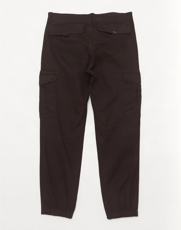 Tommy Hilfiger Pantalon cargo de jogging pour homme W32 L30 Noir Coton