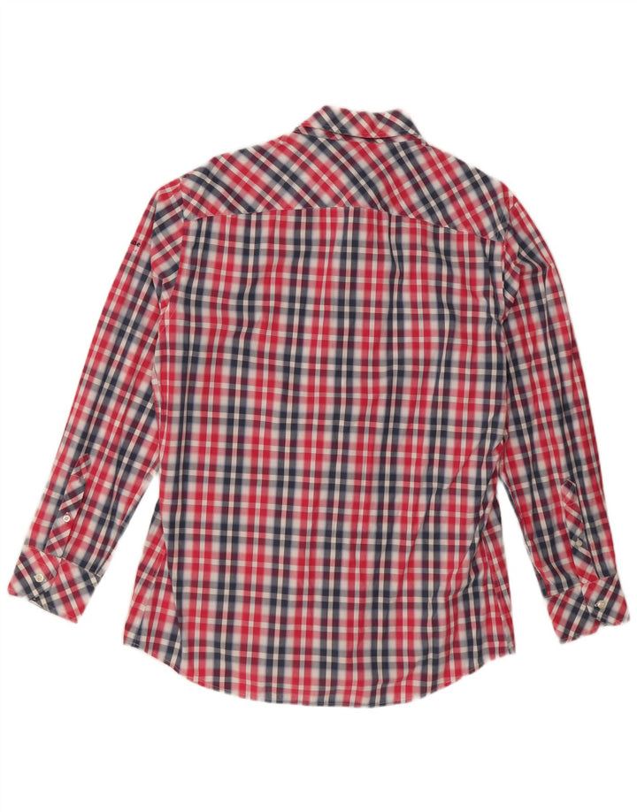 Harmont & Blaine Chemise Homme XL Rose Carreaux Coton