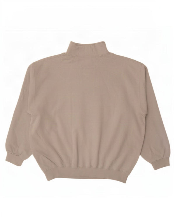 Champion Sweat-shirt à col zippé pour homme XL Gris