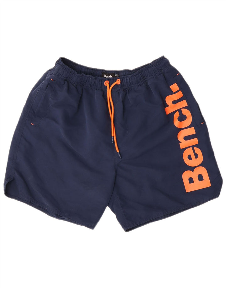 Bench Short de Bain Graphique Homme Bleu Marine Moyen Polyester