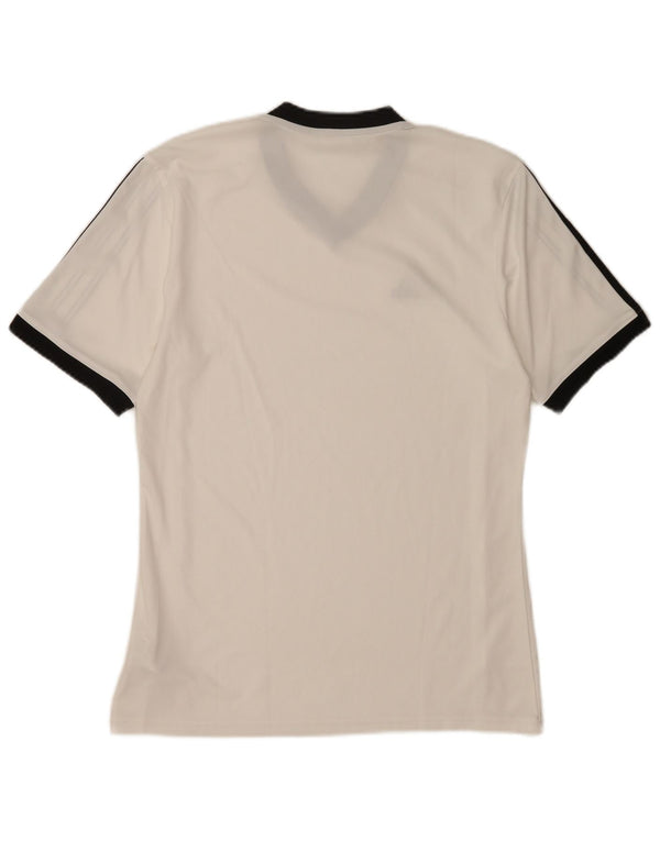 Adidas Mens Climalite T-Shirt Top Small White Polyester