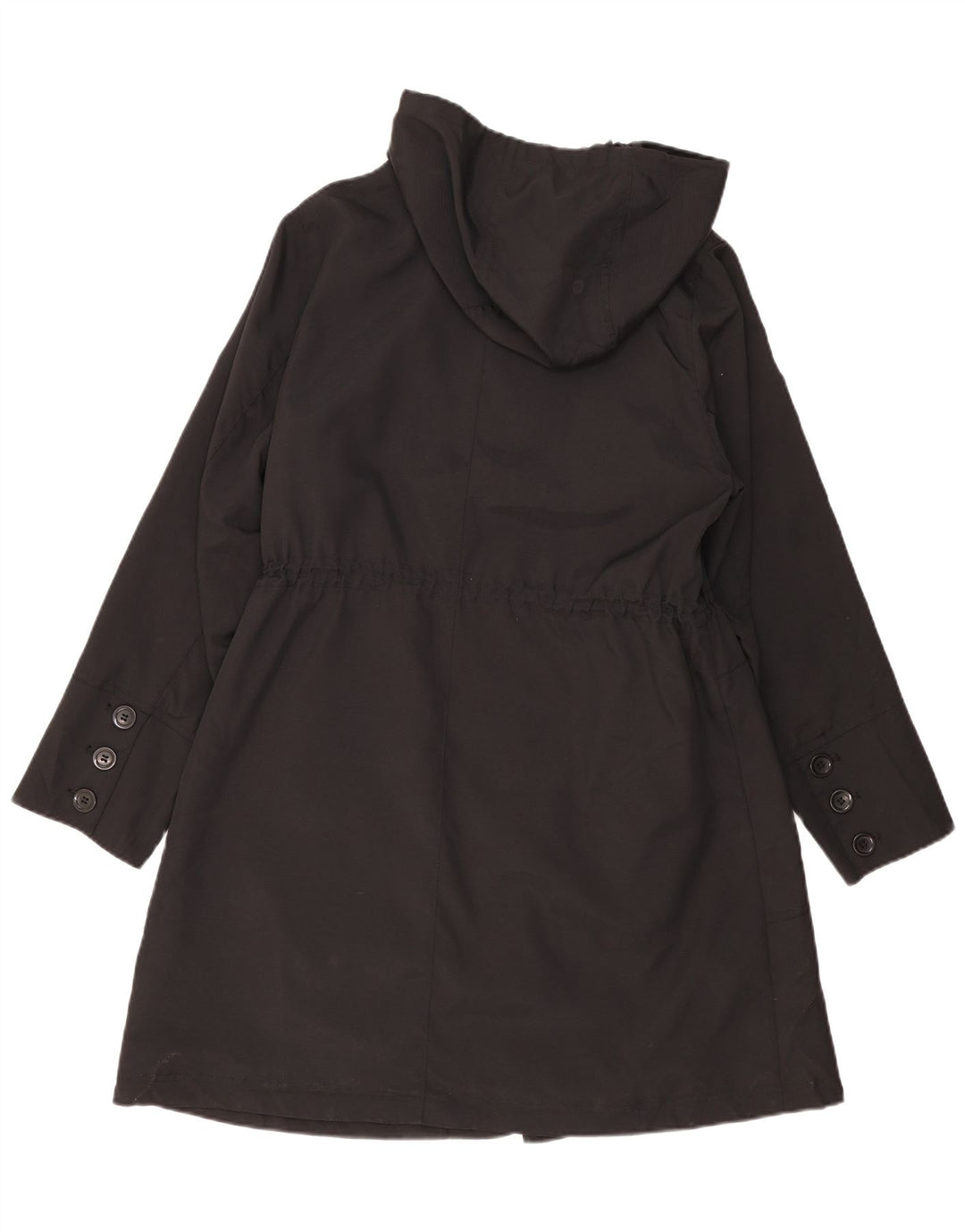 Marks & Spencer Parka à capuche pour femme UK 18 XL Noir Polyester