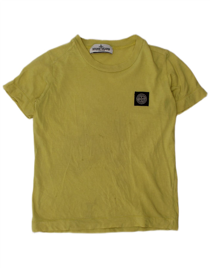STONE ISLAND T-Shirt Garçon 3-4 Ans Vert