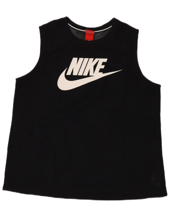 Nike Mens Graphic Débardeur Large Noir Polyester