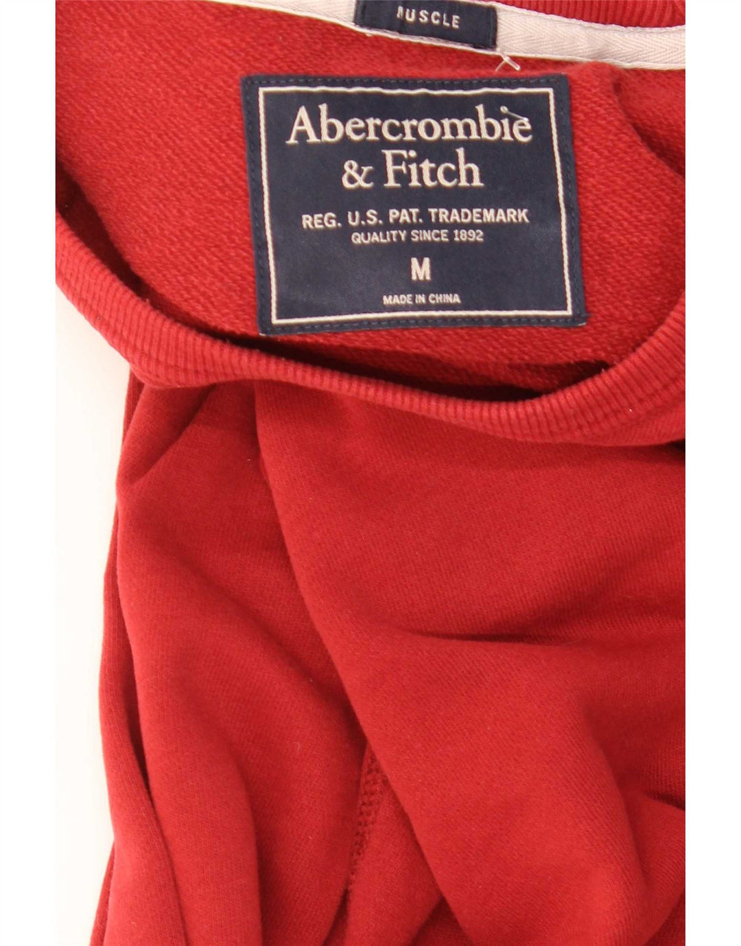 Abercrombie & Fitch Sweat-shirt Muscle Graphic pour homme Rouge moyen