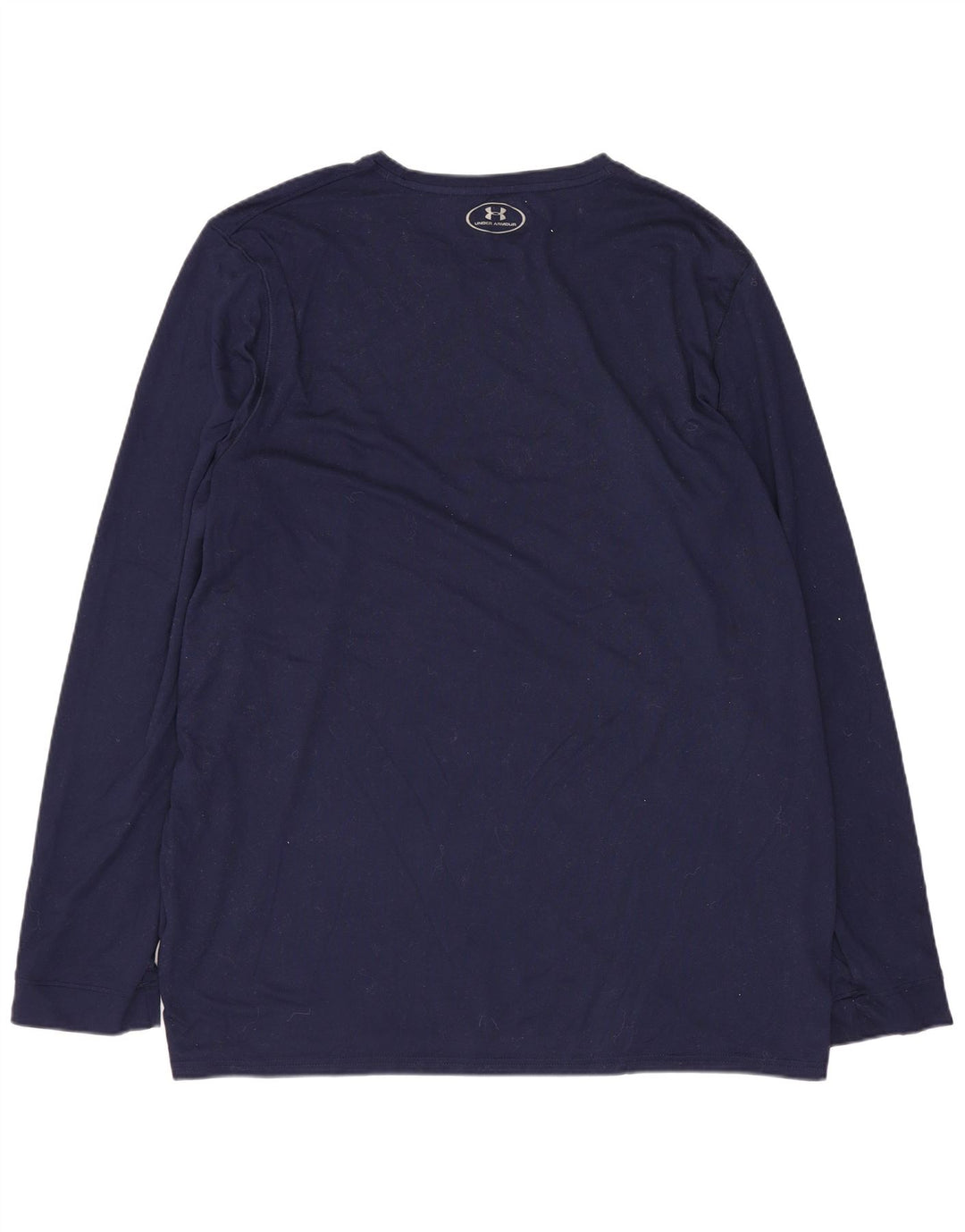 UNDER ARMOUR Haut Homme Manches Longues Large Bleu Marine Polyester