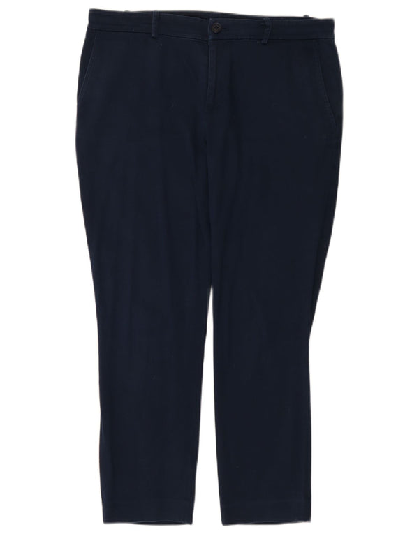 Ralph Lauren Pantalon court slim pour femme US 8 Medium W32 L25 Bleu marine