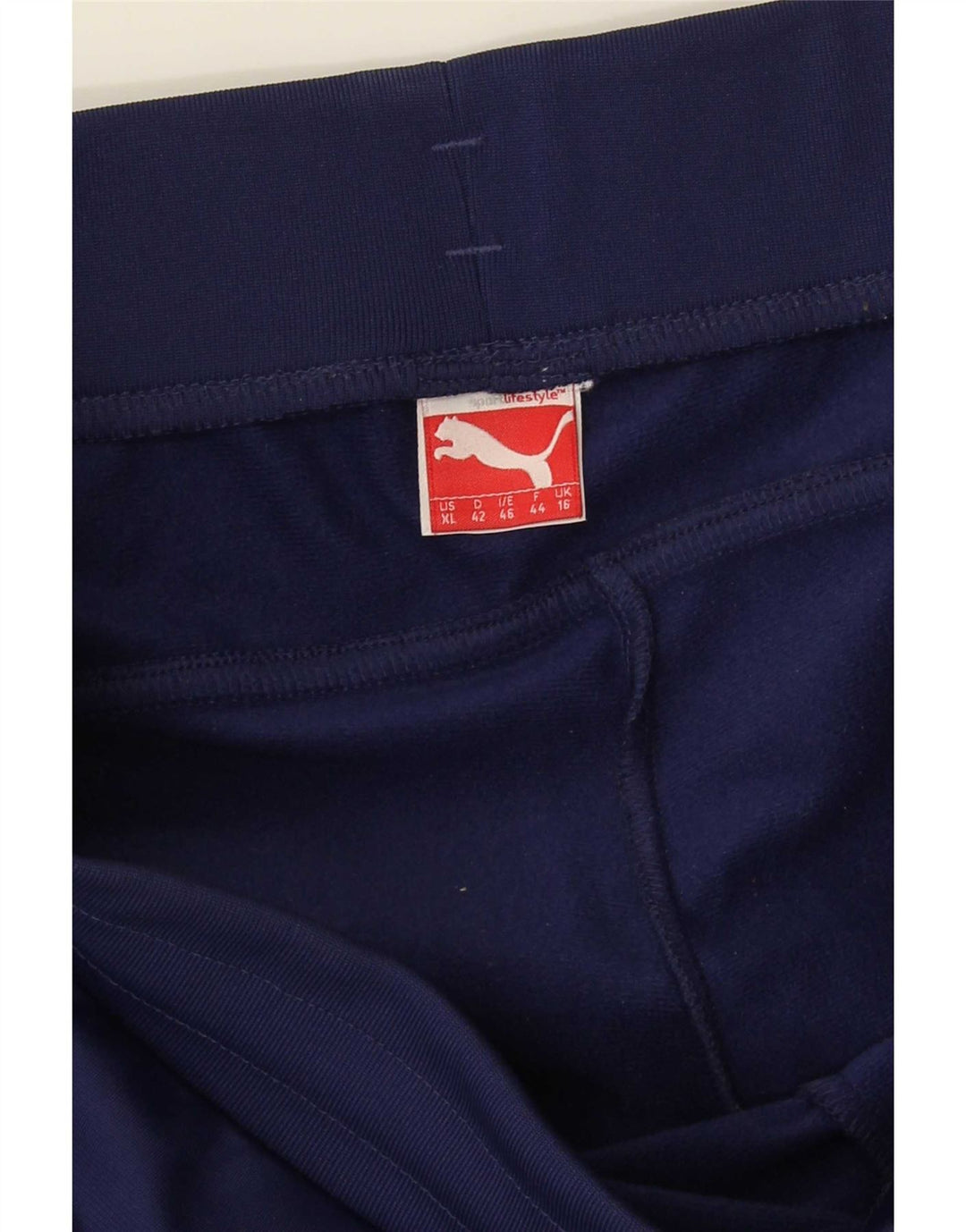 Puma Pantalon de survêtement pour femme UK 16 Large Bleu marine