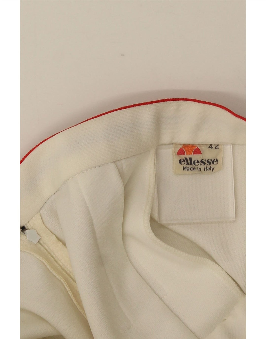 ELLESSE Jupe de Tennis Femme IT 42 Medium Blanc Colourblock