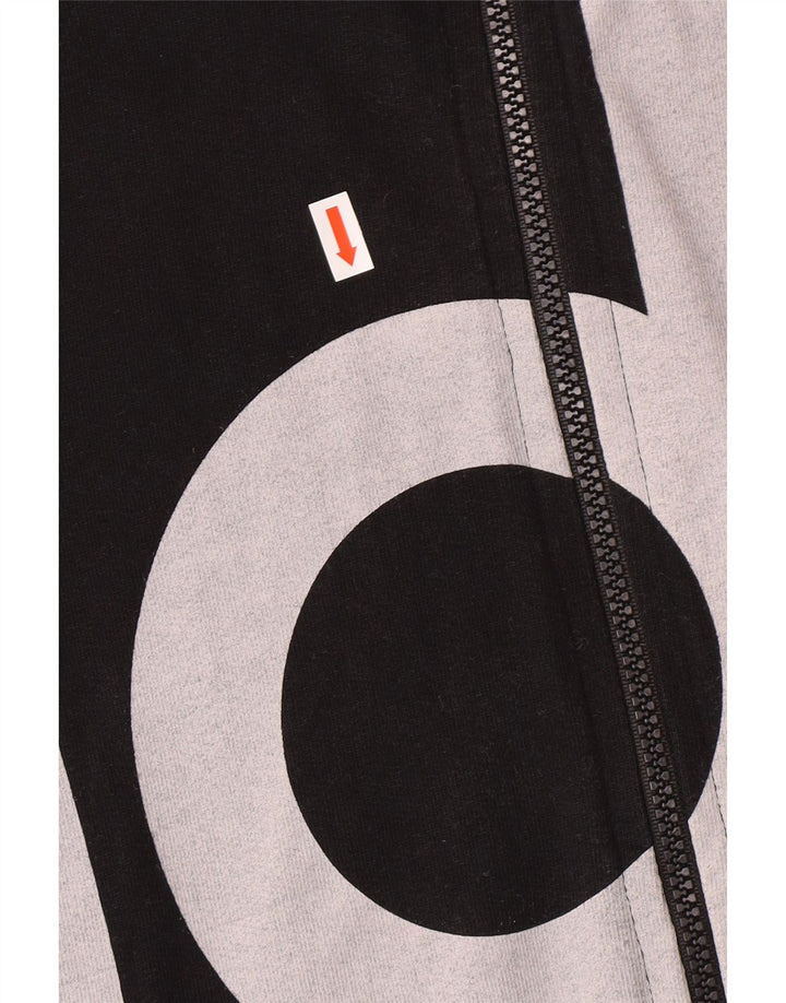 Adidas Veste de survêtement graphique pour homme Taille S en coton color block noir