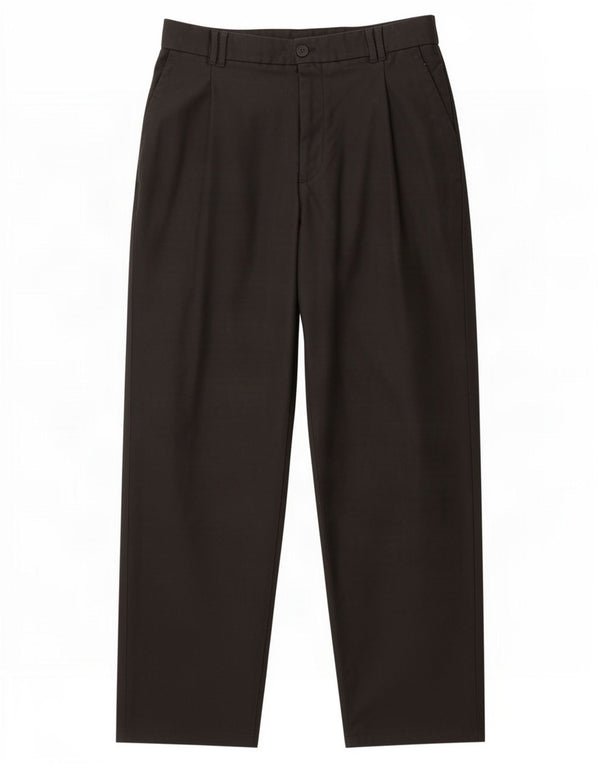 Zara Pantalon chino coupe ample pour homme EU 40 Medium W31 L29 Noir