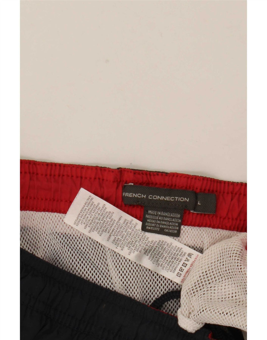 French Connection Short de Bain Homme Bleu Marine Large Polyamide