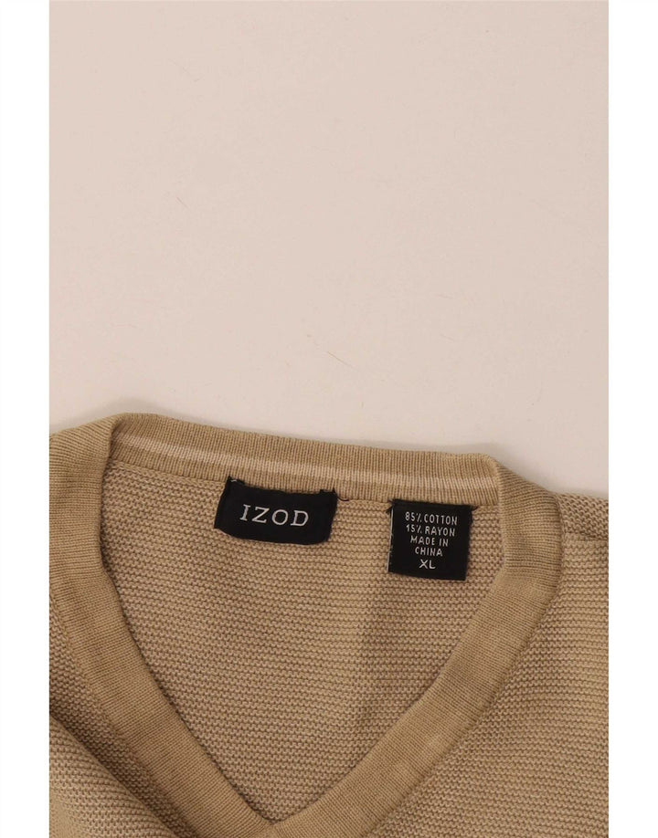 Izod Débardeur Homme XL Coton Beige