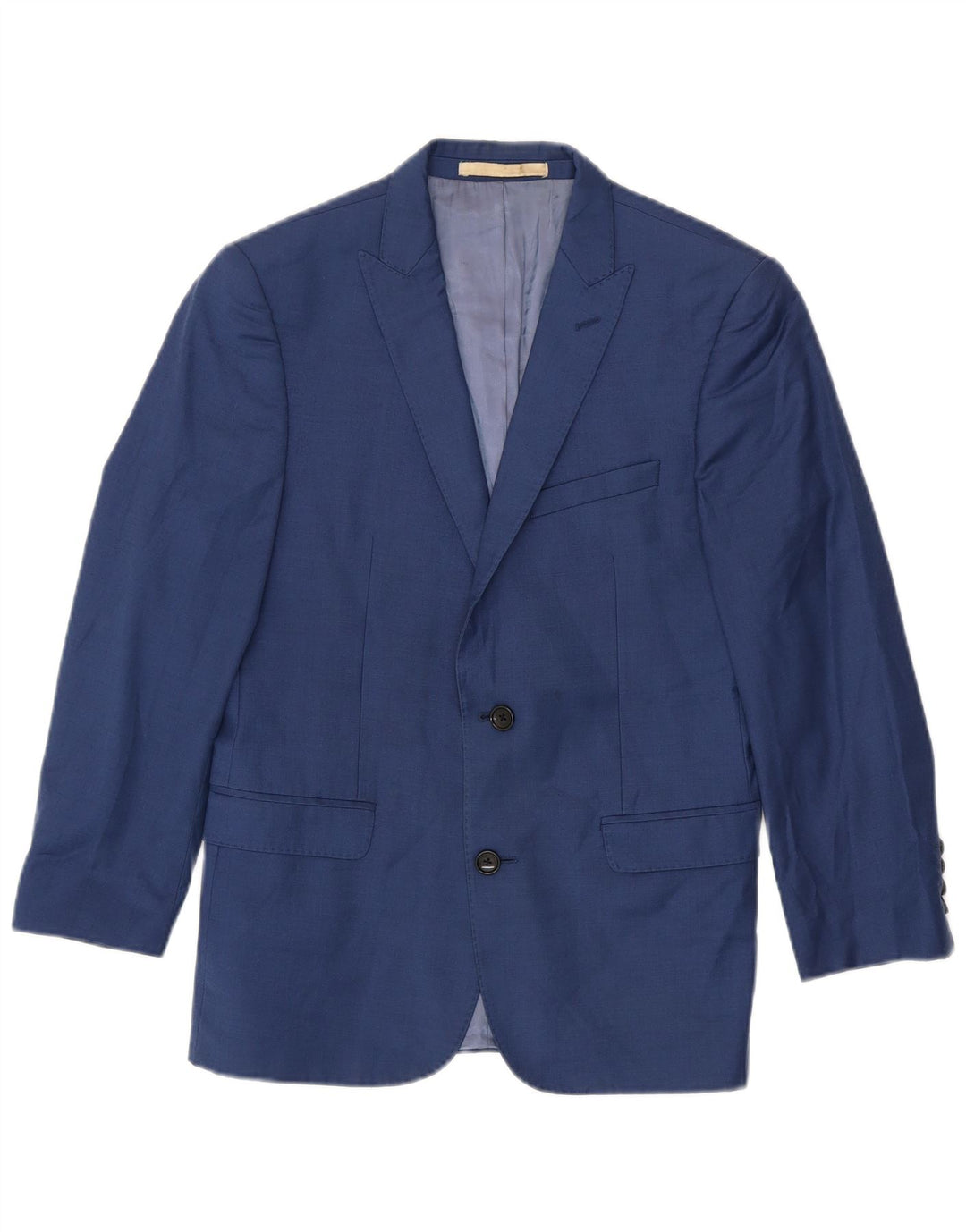 French Connection Veste blazer à 2 boutons et manches 3/4 pour homme UK 36 Small Bleu