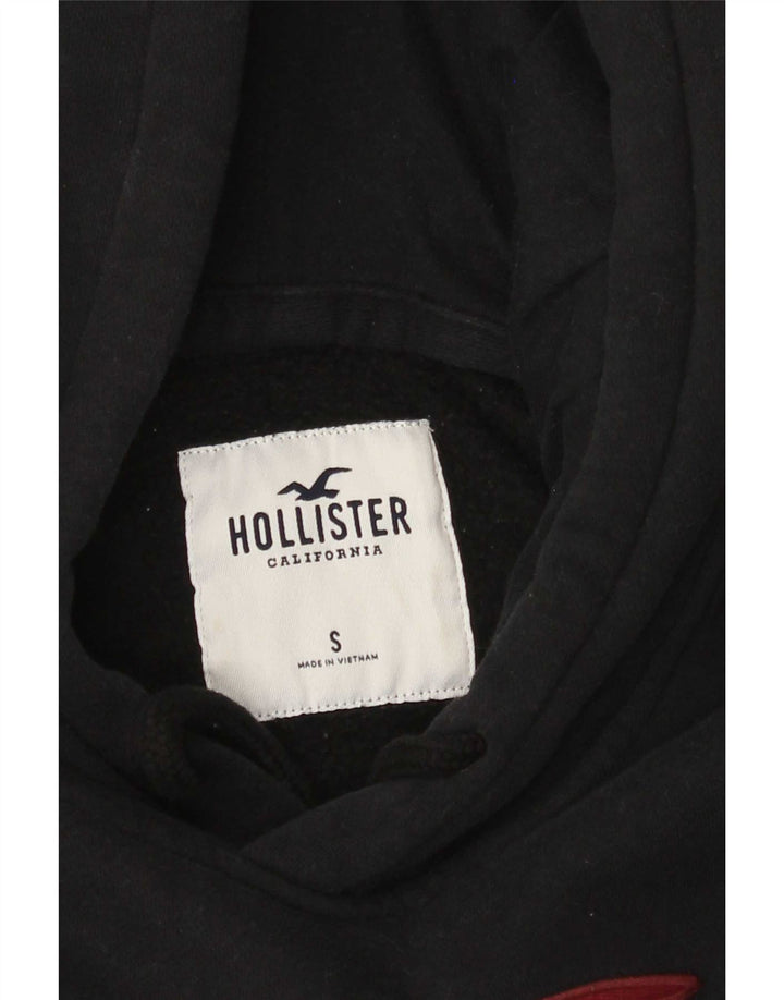 Hollister Pull à capuche graphique pour homme Petit Noir