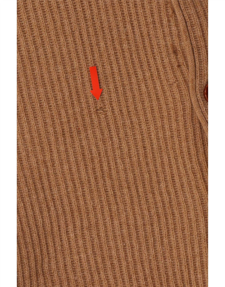 Navigare Cardigan pour homme en laine d'agneau beige