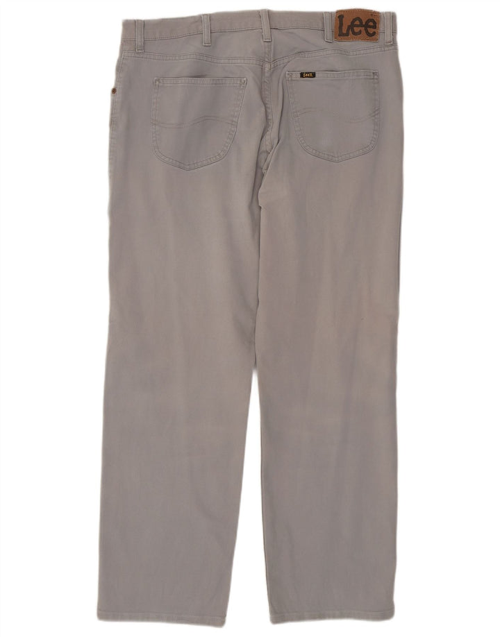 Lee Jean Droit Brooklyn Homme W38 L30 Gris Coton