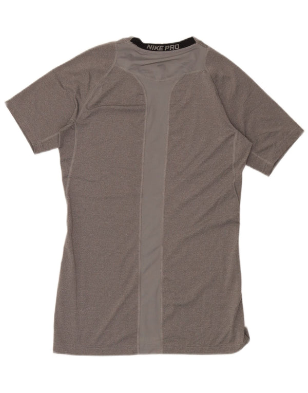 Nike Hommes Dri Fit T-Shirt Haut Large Gris Polyester