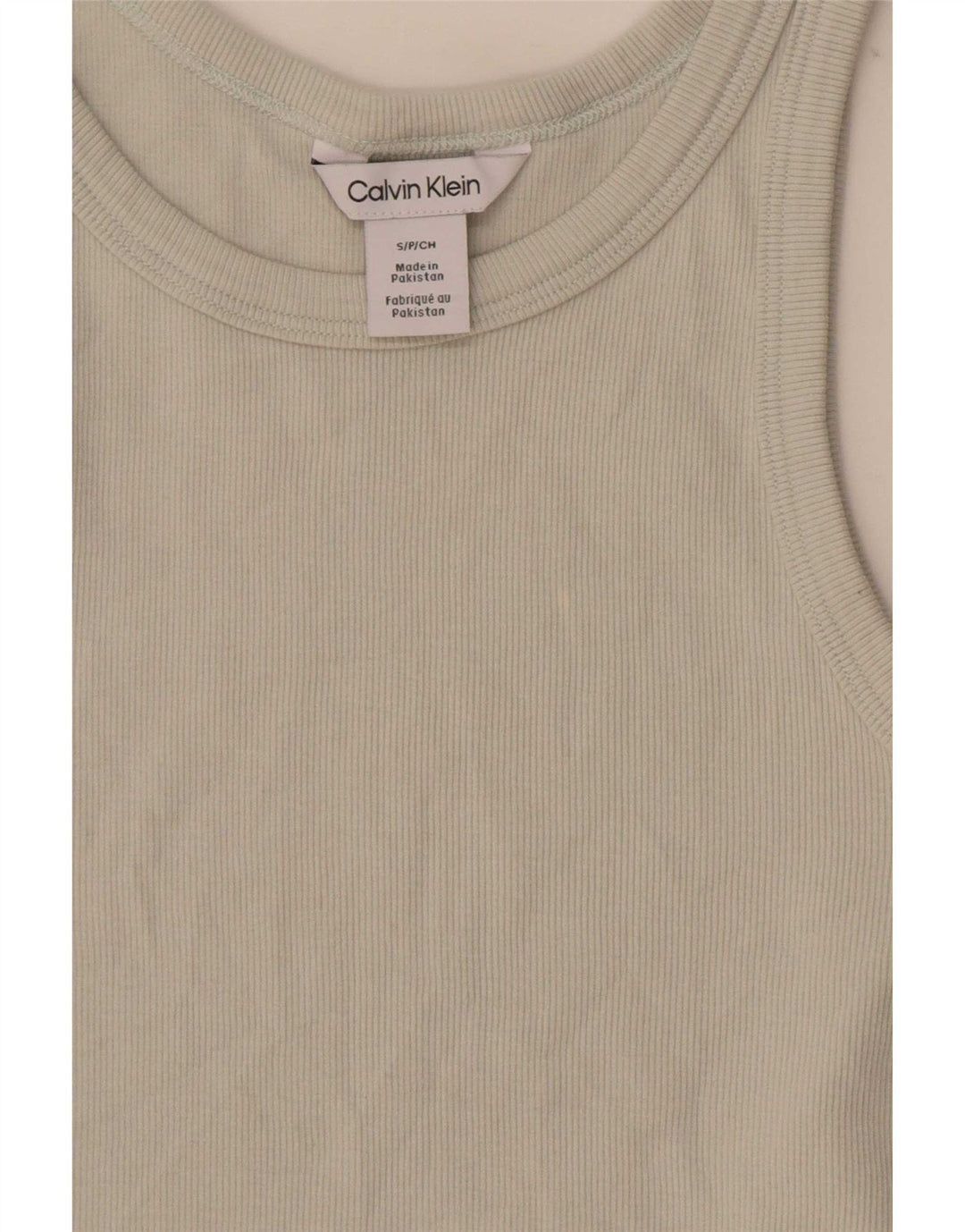 Calvin Klein Débardeur pour femme UK 8 Small Vert