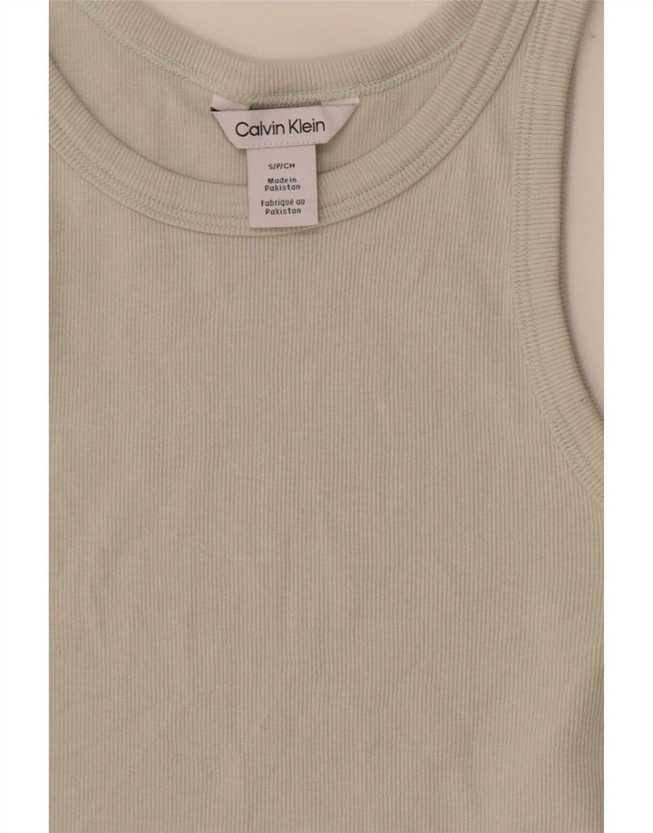 Calvin Klein Débardeur pour femme UK 8 Small Vert