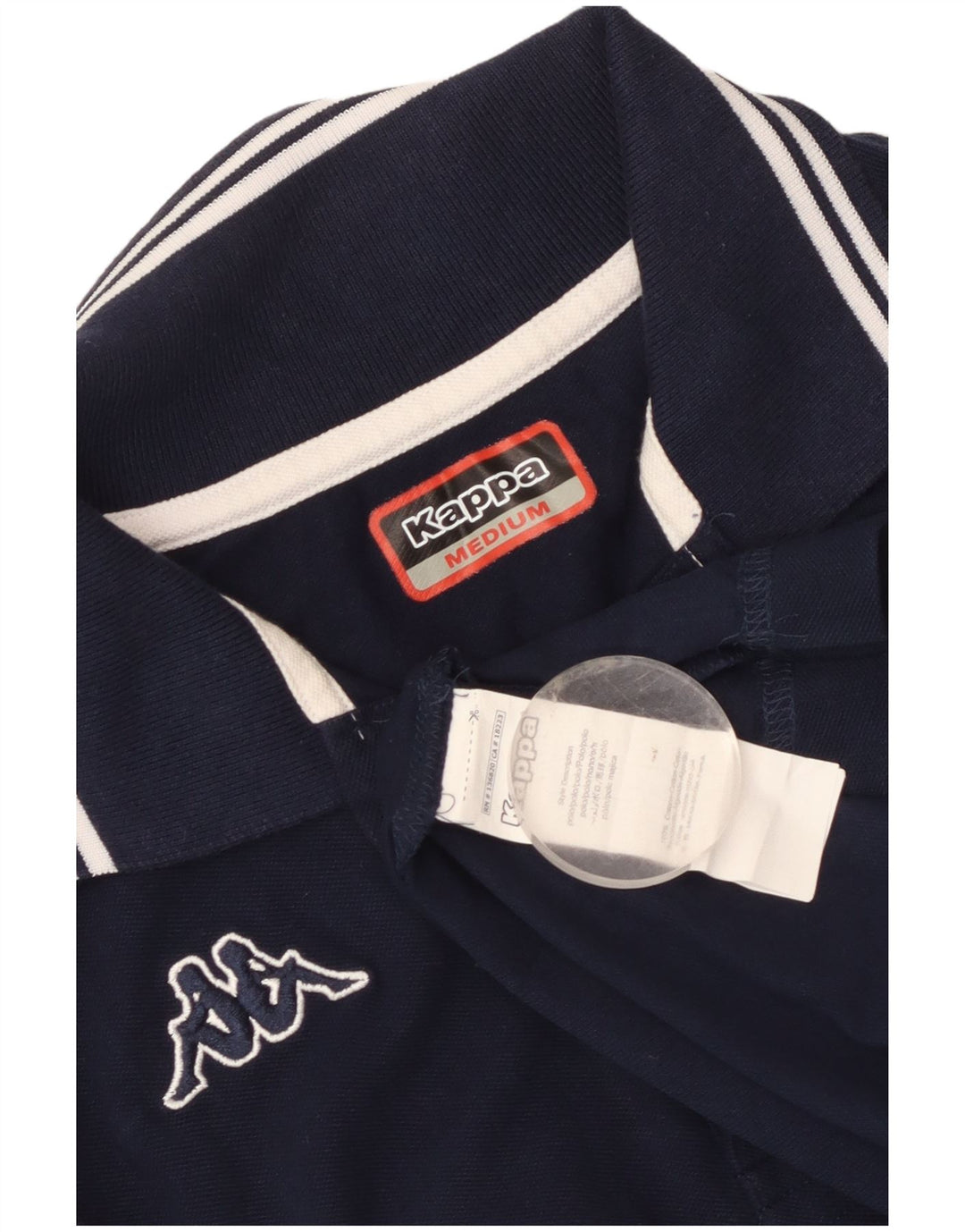 Kappa Polo Homme Bleu Marine Moyen Coton